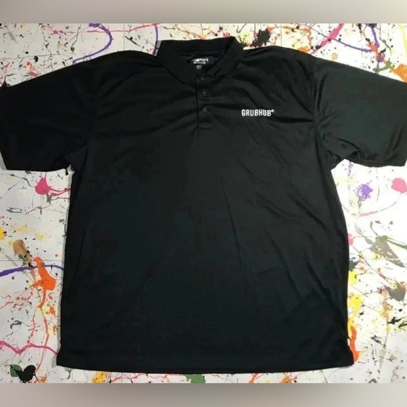 GrubHub (Employee) Polo Shirt 🍱 🚘 - Picture 1 of 4